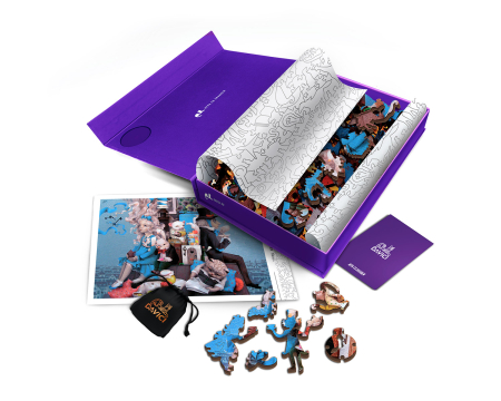 Puzzle din lemn Mad Tea Party, 350 piese [1]