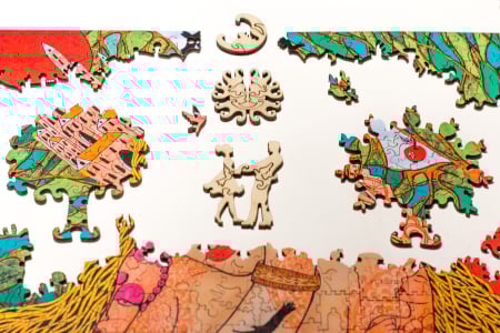 Puzzle din lemn Message, 300 piese [5]