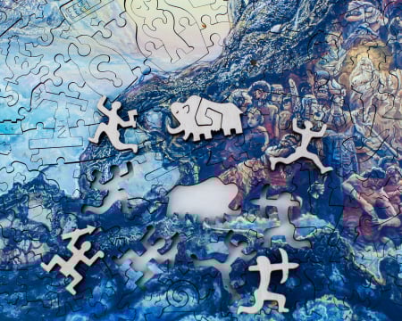 Puzzle din lemn Millenium Tree, 1100 piese [4]