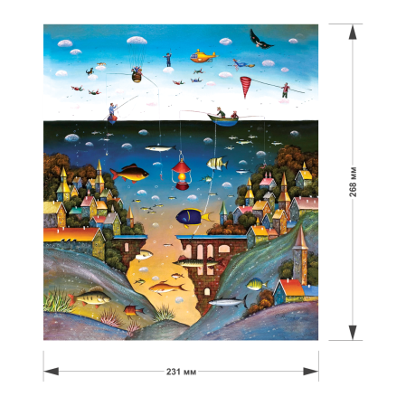 Puzzle din lemn On Land And Sea, 175 piese [4]