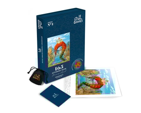 Puzzle din lemn Red Shrimp, 165 piese [1]