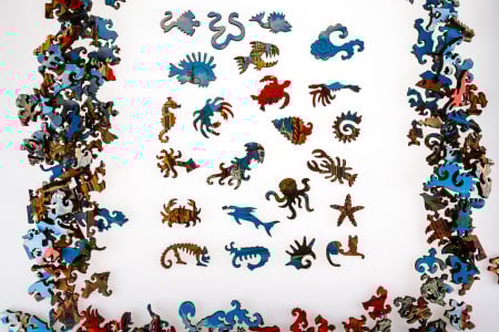 Puzzle din lemn Red Shrimp, 165 piese [3]