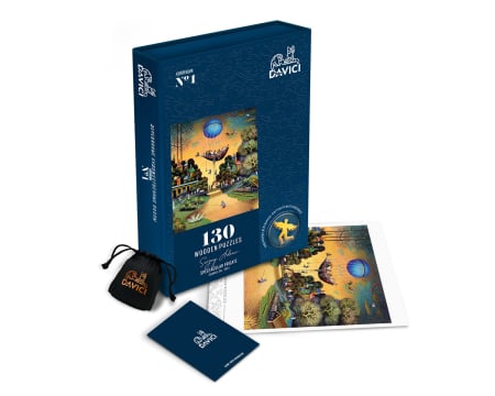 Altele - Puzzle din lemn Spectacular frigate, 130 piese