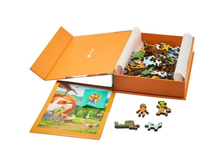 Altele - Puzzle din lemn Summer Fairy Tale, 100 piese