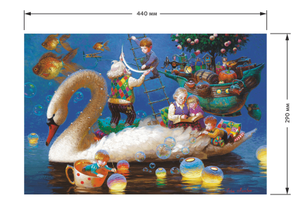 Puzzle din lemn Time of fairy tales, 333 piese [3]