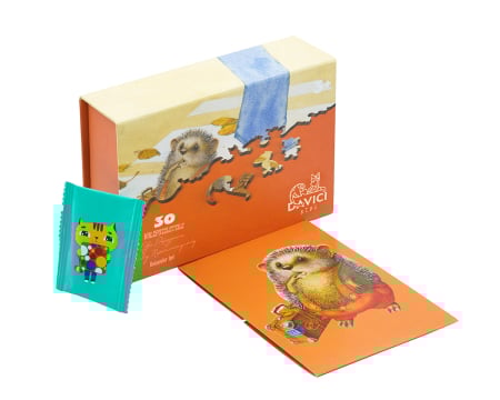 Altele - Puzzle din lemn Travelling Hedgehogs
