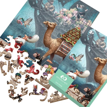 Puzzle din lemn Treasure Ship, 60 piese [6]