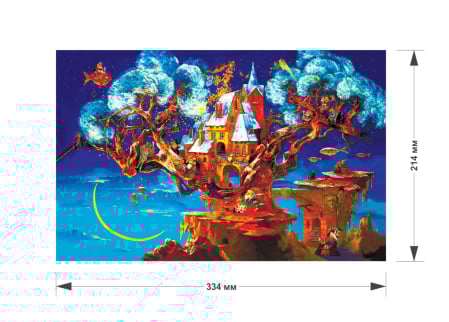 Puzzle din lemn Tree of Dreams, 193 piese [2]