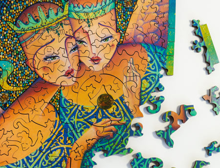 Puzzle din lemn When a star was born, 190 piese [2]