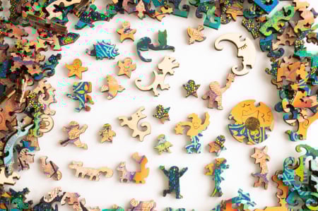 Puzzle din lemn When a star was born, 190 piese [3]