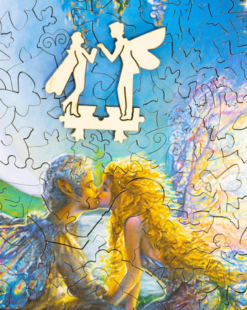 Puzzle din lemn Wistera Moon, 250 piese [3]