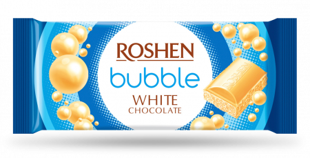 Tableta aerata BUBBLE ciocolata alba 80 gr