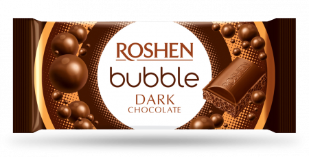 Dulciuri - Tableta aerata BUBBLE ciocolata neagra 80 gr