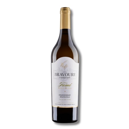 Vin alb - Vin Alb Sec, Bravoure, Fume Chardonnay & Rkatsitelli, Chateau Cristi, 0.75L
