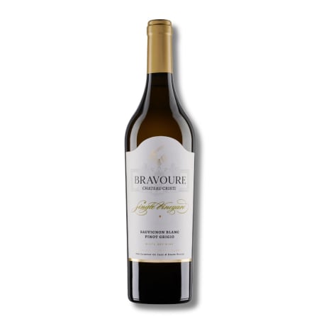 Vin alb - Vin Alb Sec, Bravoure, Sauvignon Blanc & Pinot Grigio, Chateau Cristi, 0.75L