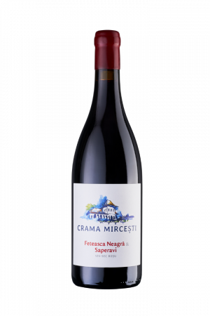Vin rosu - Vin roșu sec FETEASCA NEAGRA/SAPERAVI CRAMA MIRCESTI
