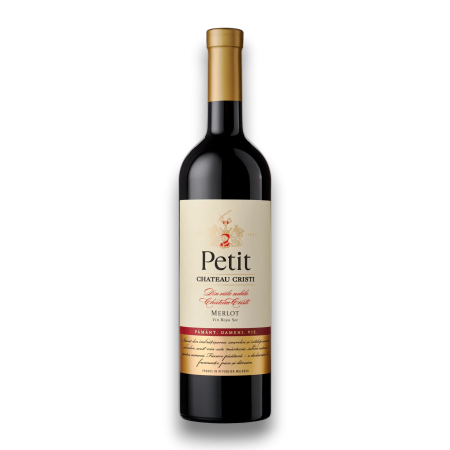 Vin rosu - Vin Rosu Sec, Petit, Merlot, Chateau Cristi, 0.75L