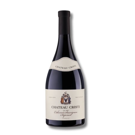 Vin rosu - Vin Roșu Sec, Cabernet Sauvignon & Saperavi, Chateau Cristi, 0.75L