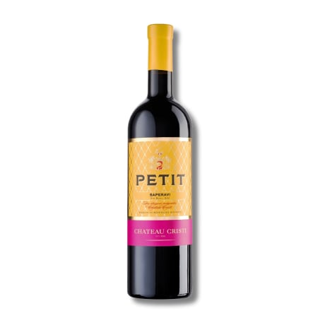 Vin rosu - Vin Roșu Sec, Petit, Saperavi, Chateau Cristi, 0.75L
