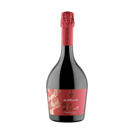 Spumante - Vin spumant Aurelius Muscat Rosé Dulce, 0.75 l