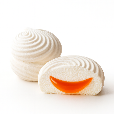 Zefir - Zefir pufos cu umplutură de jeleu de portocale 1 Kg