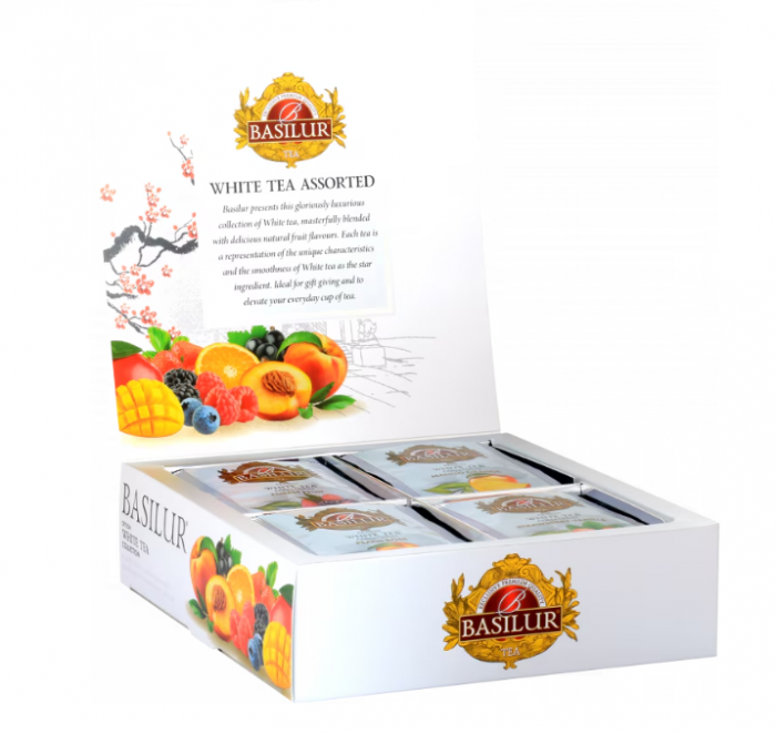 Basilur, White Tea Assorted, 40 plicuri, 60 g [2]