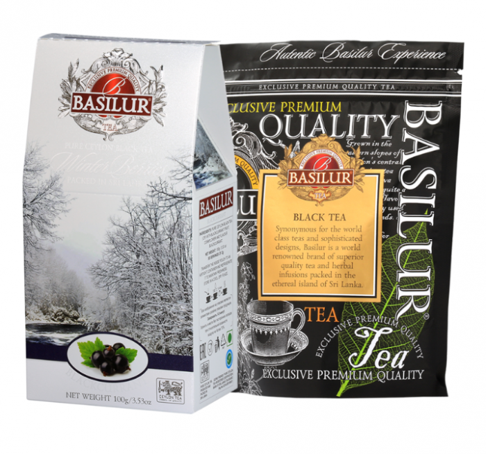 Ceai negru, Basilur, Winter Blackcurrant Refill, 100 g [2]