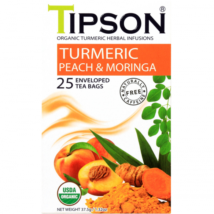 Organic Turmeric Peach Moringa [2]