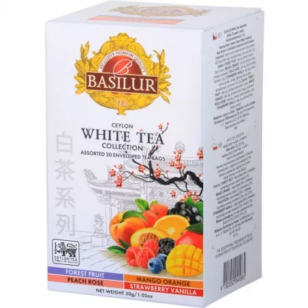 Basilur Doze - Basilur, White Tea Assorted, 20 plicuri, 30 g