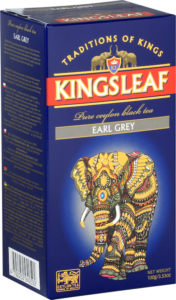 KINGSLEAF - Ceai Negru, Kingsleaf, Earl Grey, 25 plicuri, 50 g