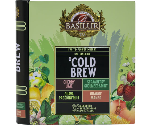 Basilur Books - Cold Brew Assorted 32 plicuri, cutie metalica