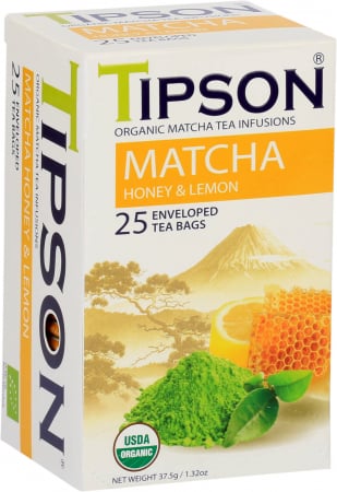 Tipson - Organic Matcha Honey & Lemon