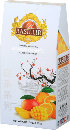Basilur Refill - White Tea Mango Orange Refill