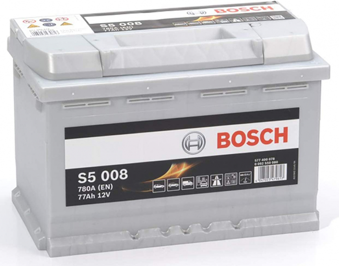 Baterie Auto BOSCH S5 77AH 780A 0092S50080 [1]