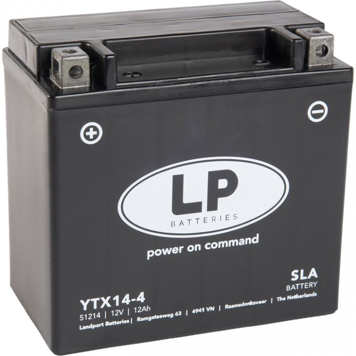 Baterie Motocicleta LANDPORT AGM cu pachet acid 12AH LPYTX14-4 [1]