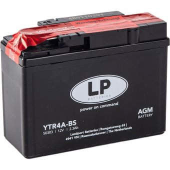 Baterie Motocicleta LANDPORT AGM cu pachet acid 2.3AH LPYTR4A-BS [1]