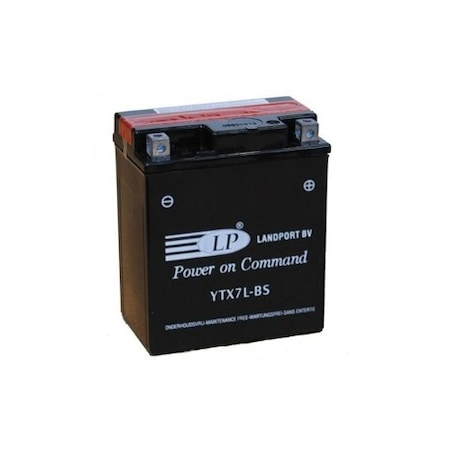 Baterie Motocicleta LANDPORT AGM cu pachet acid 6AH LPYTX7L-BS [1]