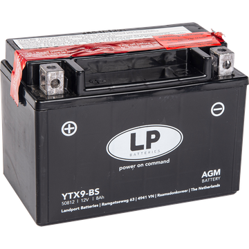 Baterie Motocicleta LANDPORT AGM cu pachet acid 8AH LPYTX9-BS [1]