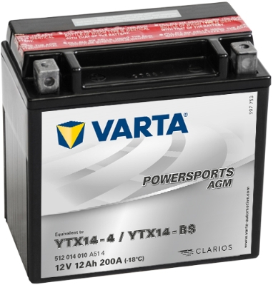 Baterie Motocicleta VARTA 12AH 100A 512014010A514 [1]