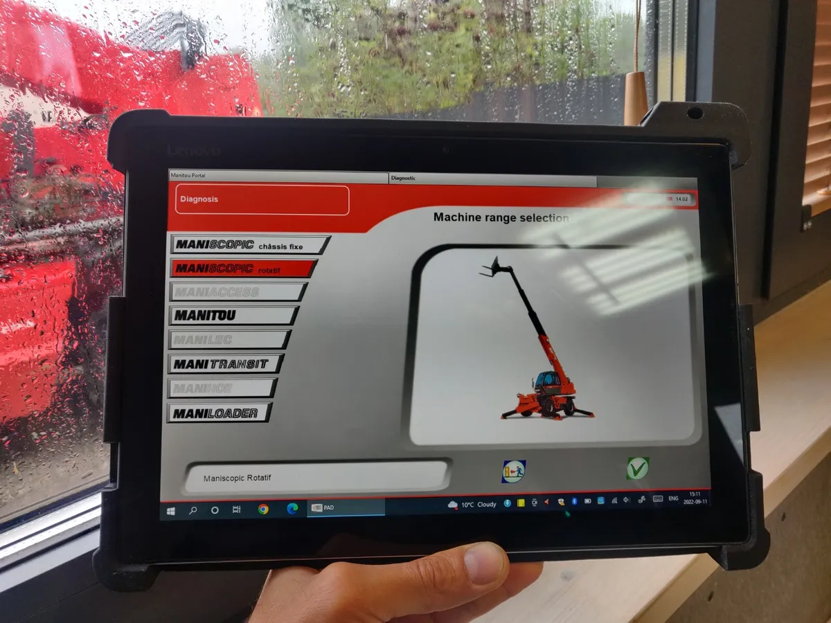 Martori bord Manitou - Cum se face diagnoza la un Manitou