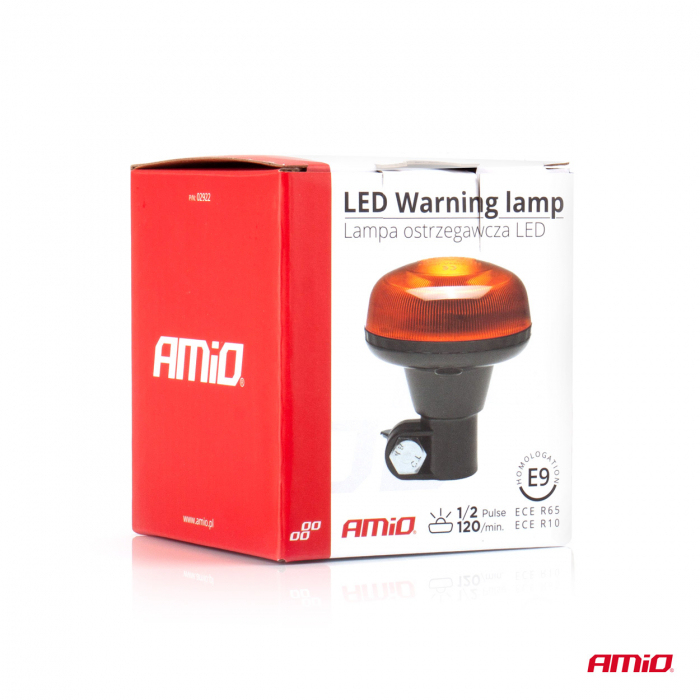 Girofar pentru tijă fixă W21p R65 R10 18 LED 12-24V IP56 [3]