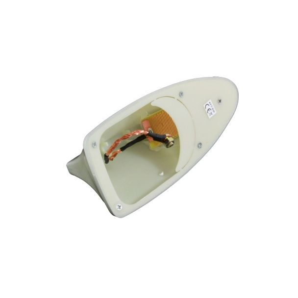 Antena auto activa AM - FM tip "SHARK TAIL" culoare GRI ARGINTIU [4]
