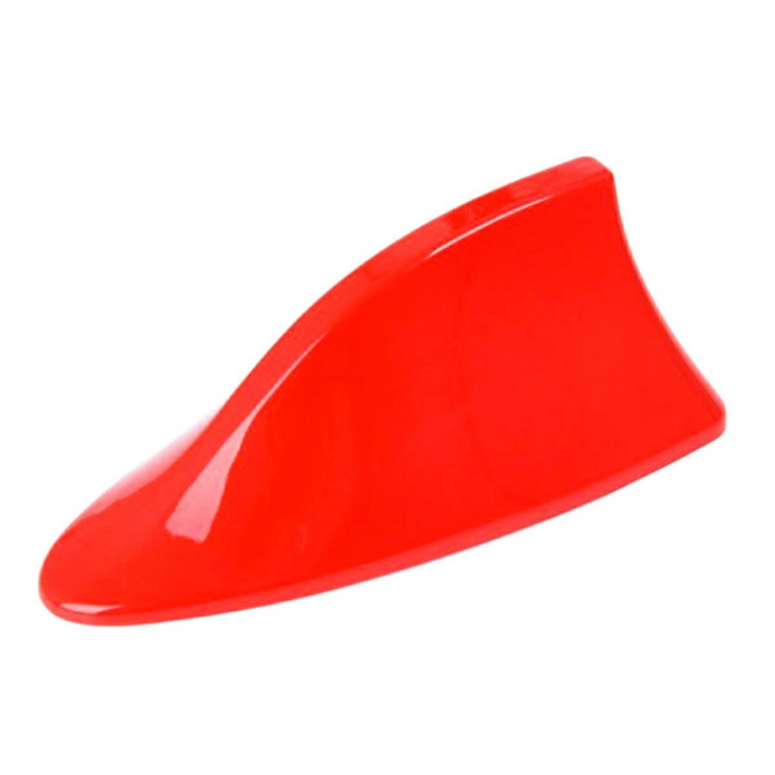 Antena auto activa AM - FM tip SHARK TAIL culoare ROSU [1]