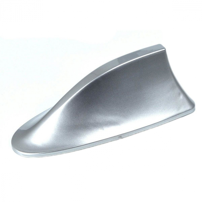 Antena auto activa AM - FM tip SHARK TAIL culoare SILVER [1]