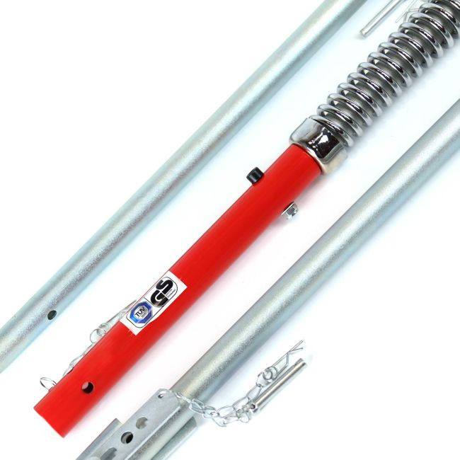 Bara de tractare pliabila rigida, 3 Tone, lungime 205cm cu amortizor, TUV CE [5]
