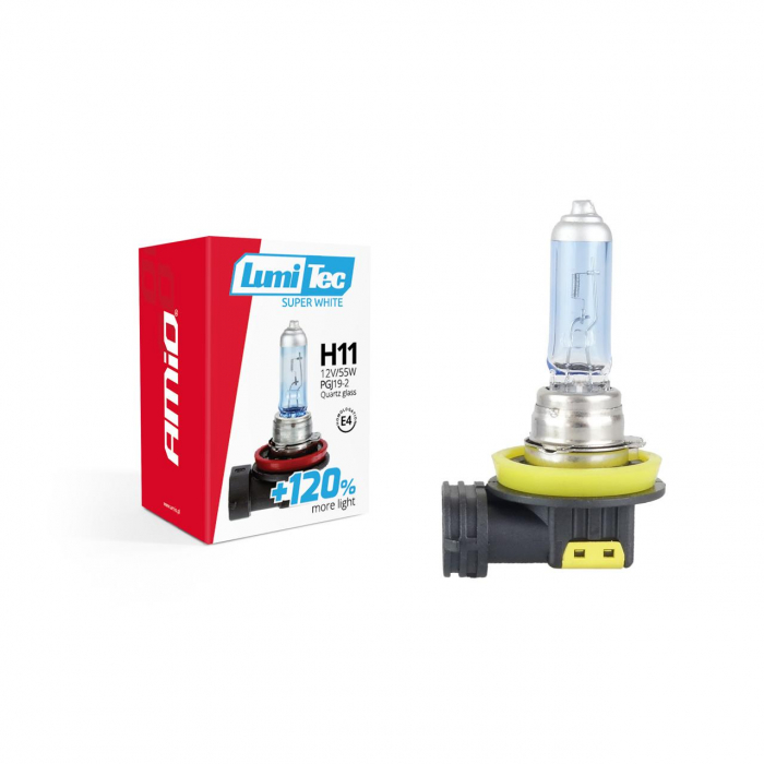 Bec halogen H11 12V 55W LumiTec SuperWhite + 120% [1]