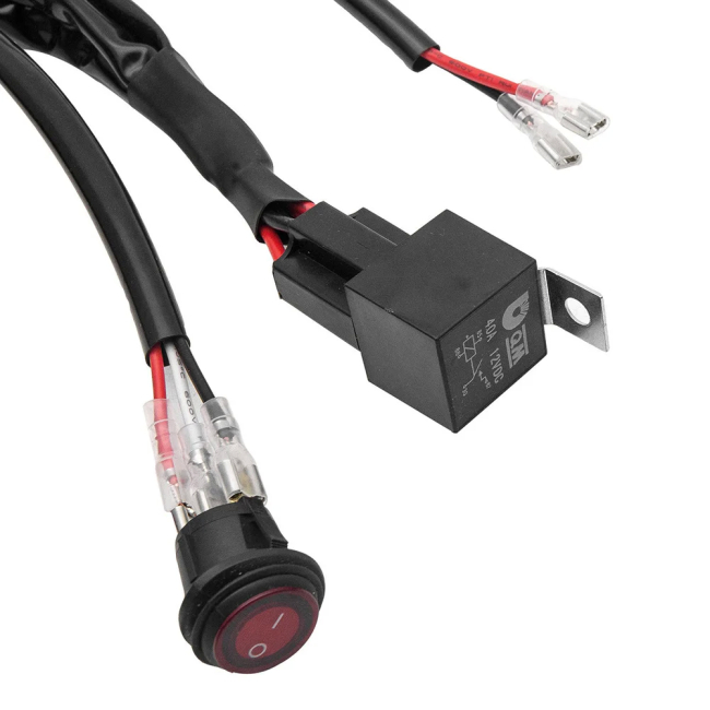 Cablaj cu intrerupator, releu si siguranta pentru montarea bare sau proiectoare cu LED [2]