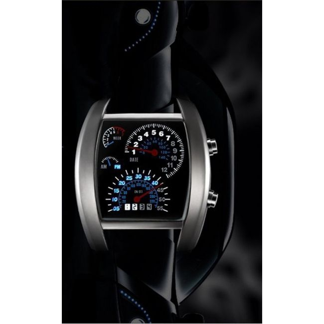 Ceas barbatesc LED, model Formula 1 [4]