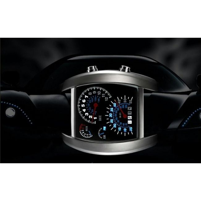 Ceas barbatesc LED, model Formula 1 [3]