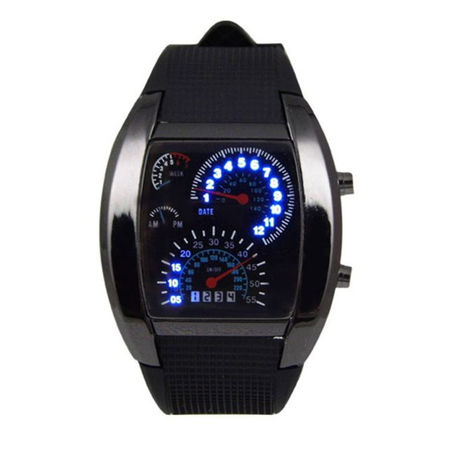 Ceas barbatesc LED, model Formula 1 [1]